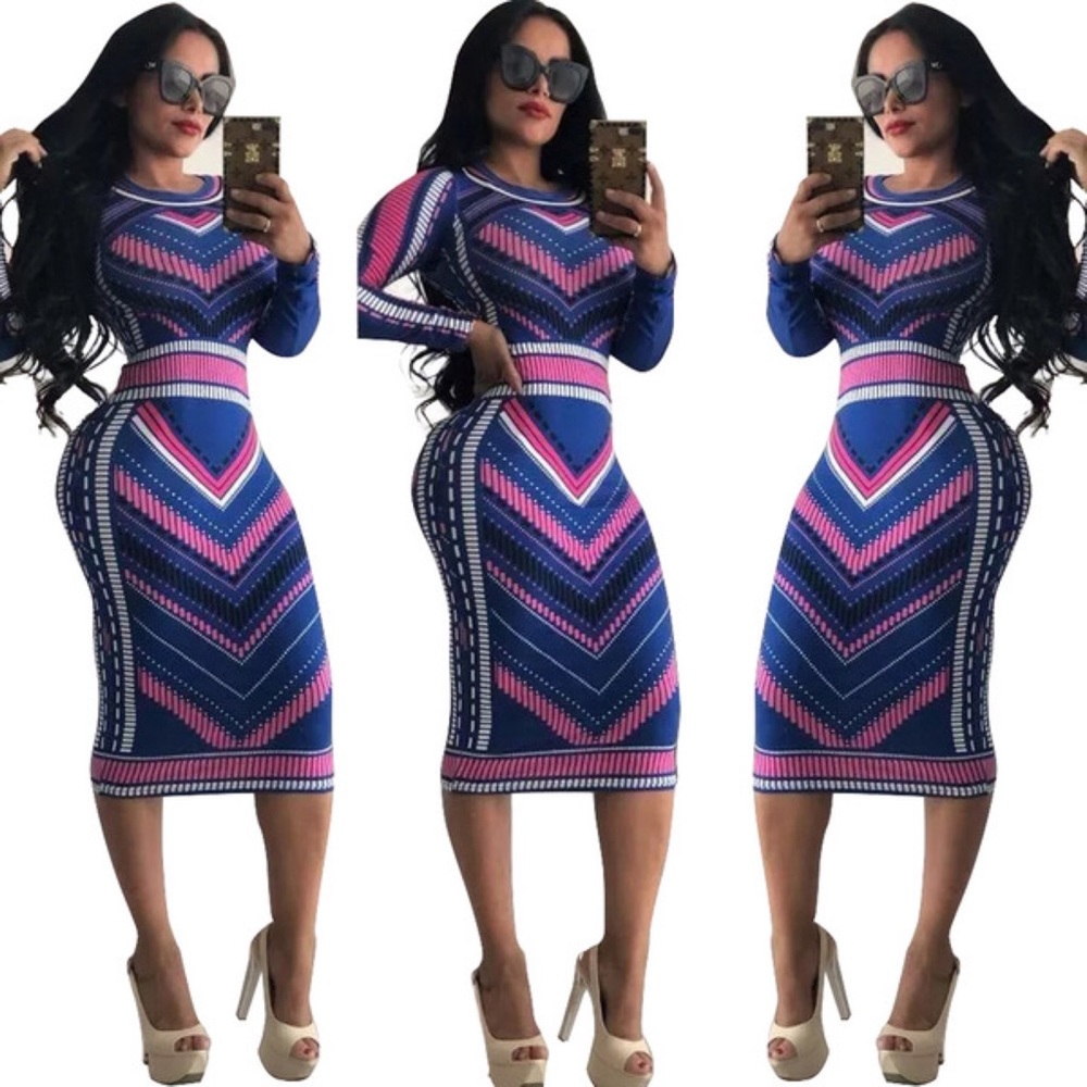 🔥Last One🔥Long sleeve hip hugging dress